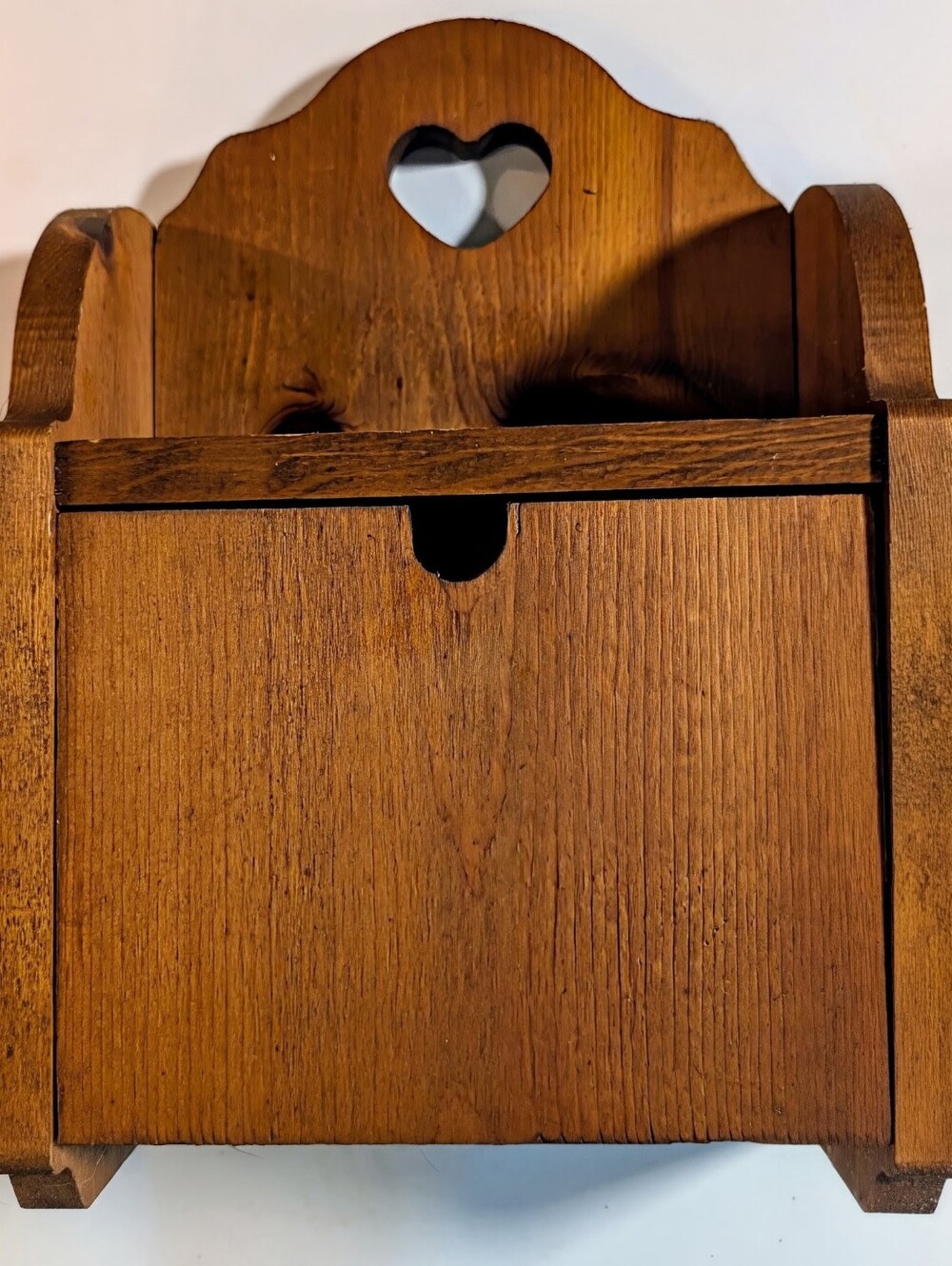 Charming Wooden Heart Cutout Mail Box